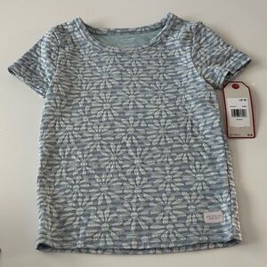 Levis Strauss Signature Girls Floral Jacquard Top Size M